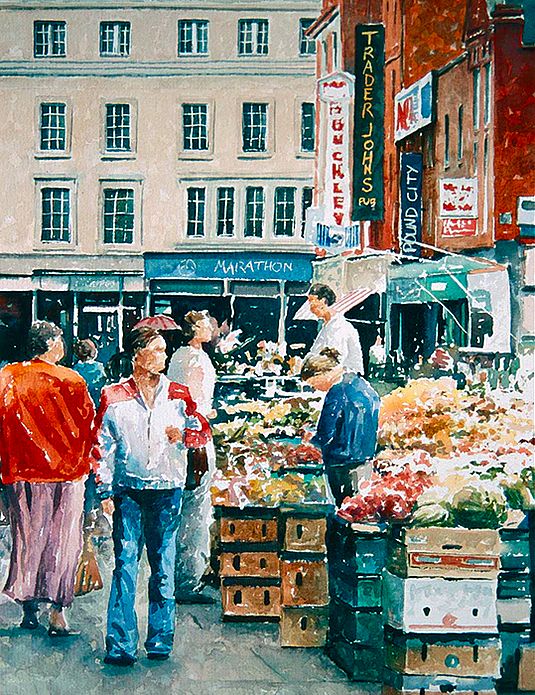 Chris McMorrow - Moore Street Stalls, Dublin - 989
