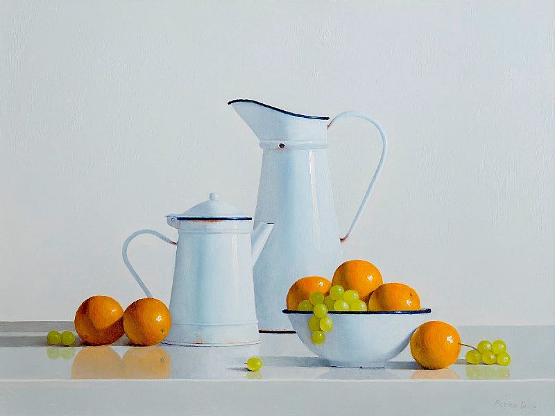 Peter Dee - Bowl of Oranges & Grapes II