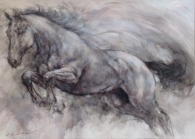 Gary Benfield - Grey horse II