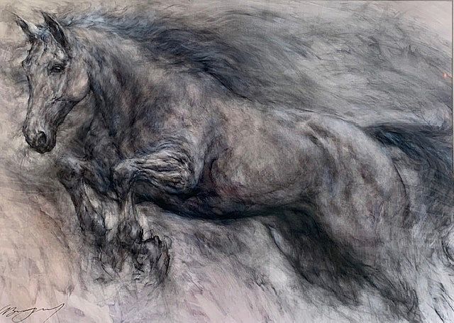 Gary Benfield - Grey horse III